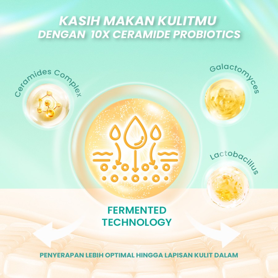 Eka Jaya Internasional Hanasui Ceramide Probiotics Moisturizer Gel