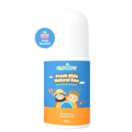 Glowby Fresh Kidz Natural Deo Extra Moizt & Active