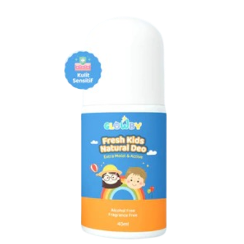 Glowby Fresh Kidz Natural Deo Extra Moizt & Active 1