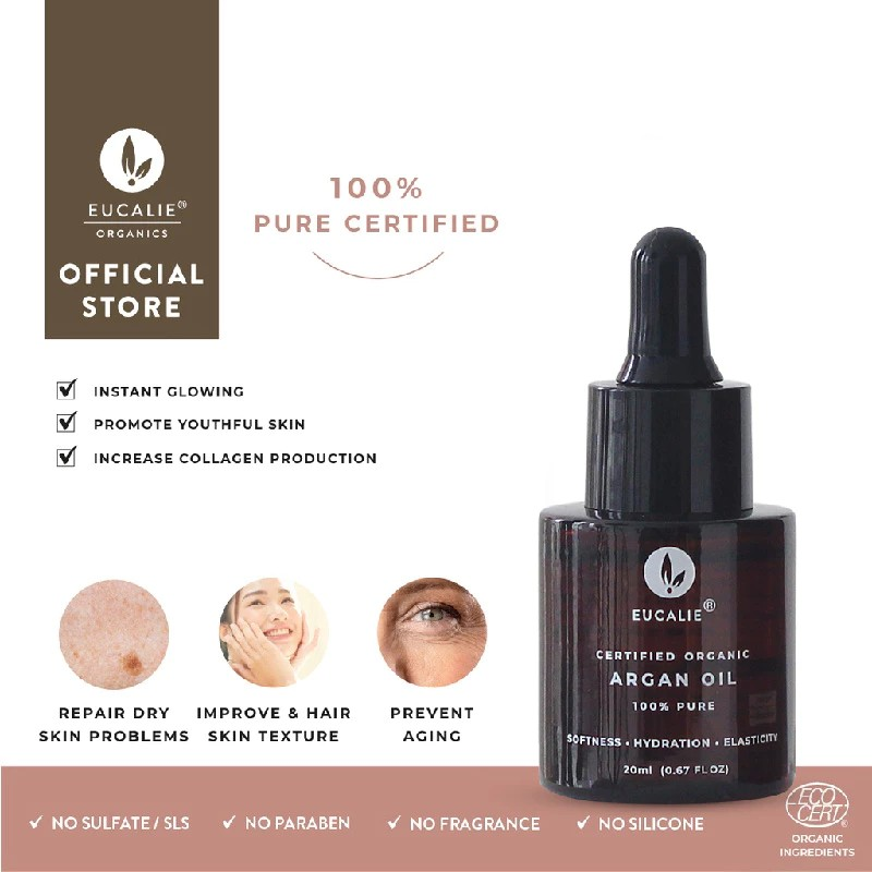 Zenindo Natural  Eucalie Certified Organic Argan Oil 