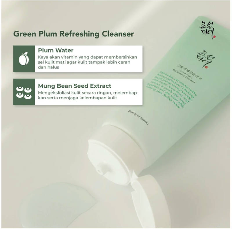 Beauty of Joseon Green Plum Refreshing Cleanser 3