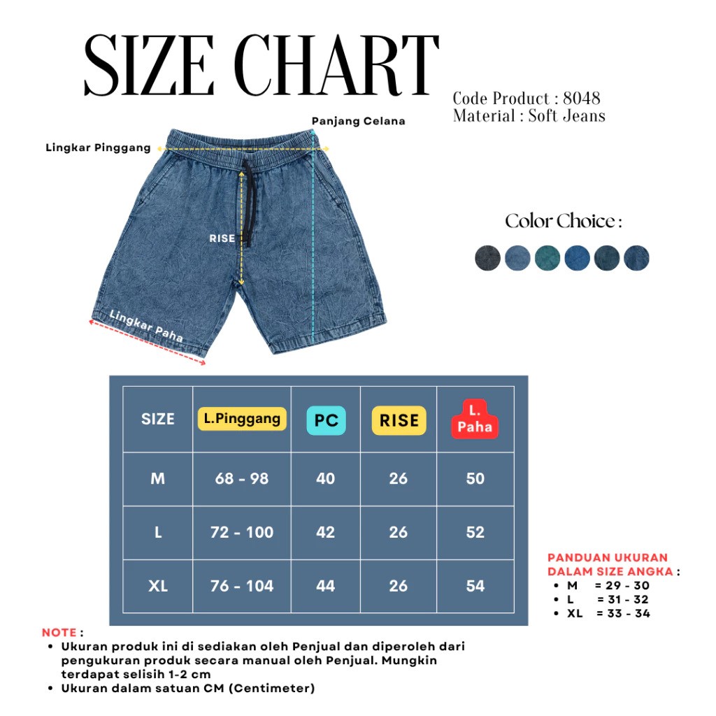  Jane Frey Clothing Freypv 8048 Board Short Jeans