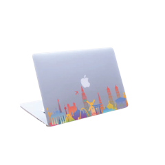 Garskin Laptop Sticker Anti Gores Transparant Travelling Landscape
