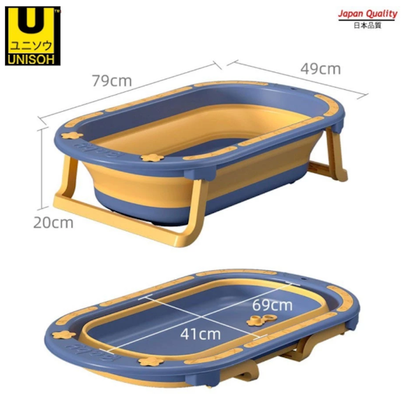 UNISOH Foldable Baby Bathtub + Matras 4