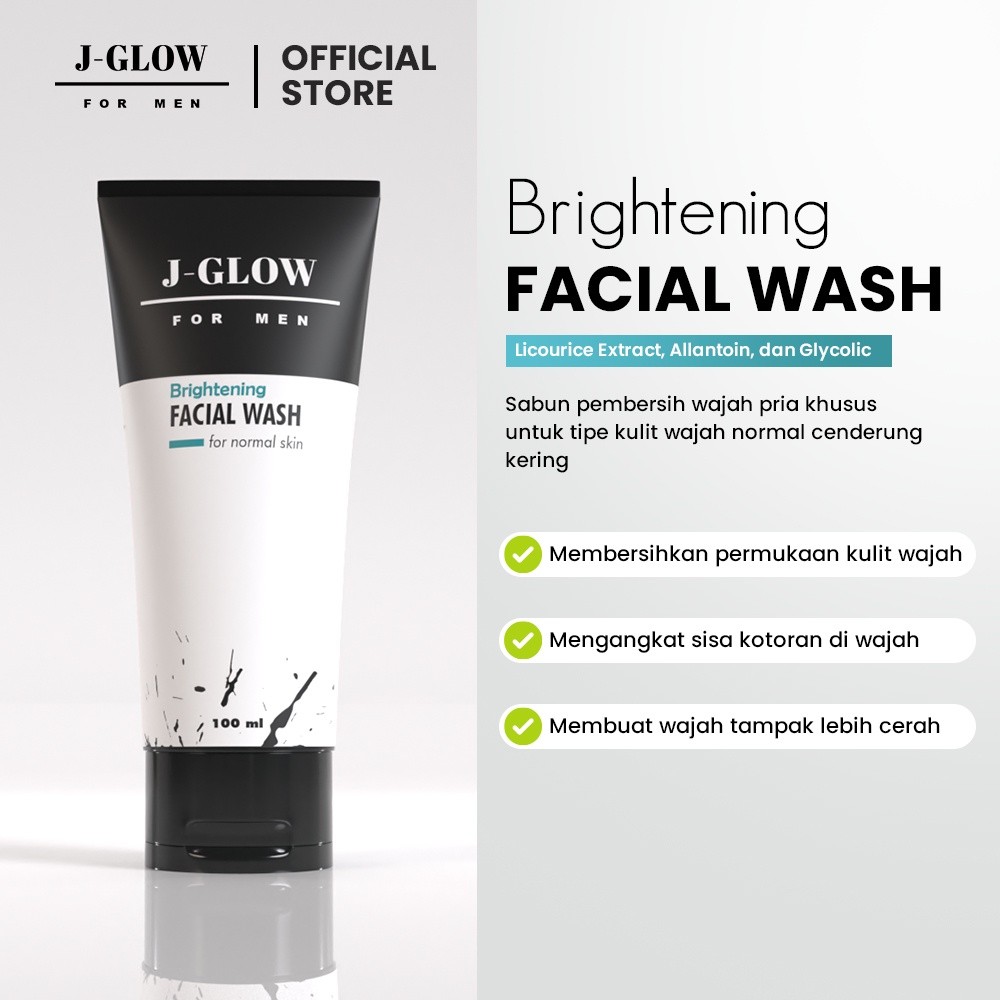 J-GLOW FOR MEN Paket Brightening Fresh Water 3