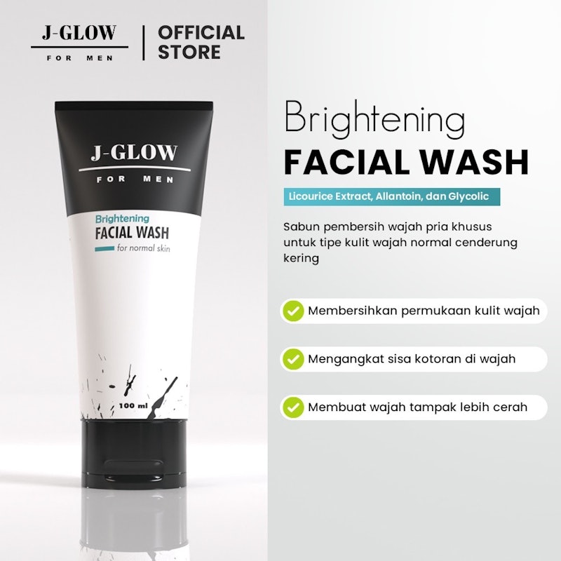 J-GLOW FOR MEN Paket Brightening Fresh Water 3