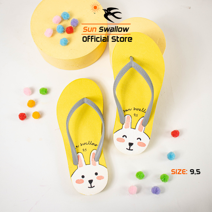 Sinar Jaya Prakarsa Sun Swallow Sandal Jepit Karet Animal Karakter