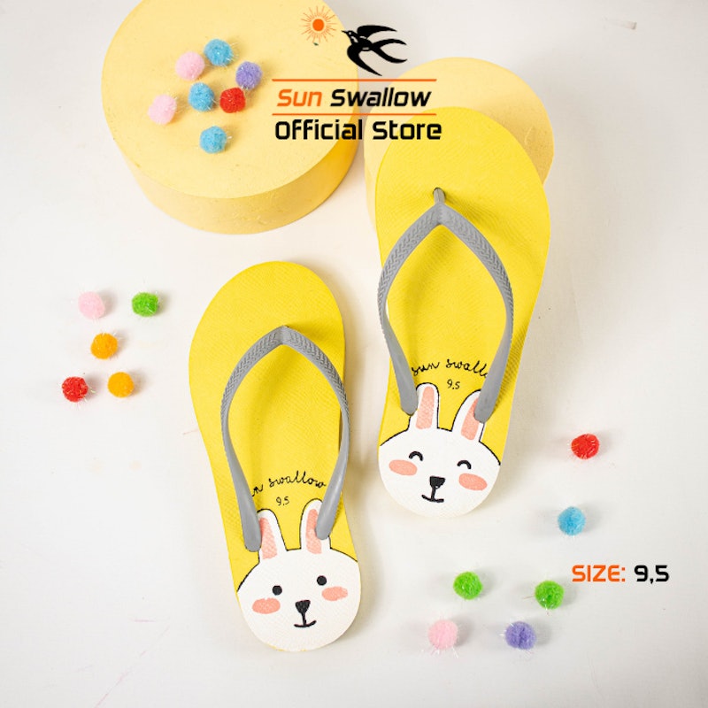 Sun Swallow Sandal Jepit Karet Animal Karakter 4