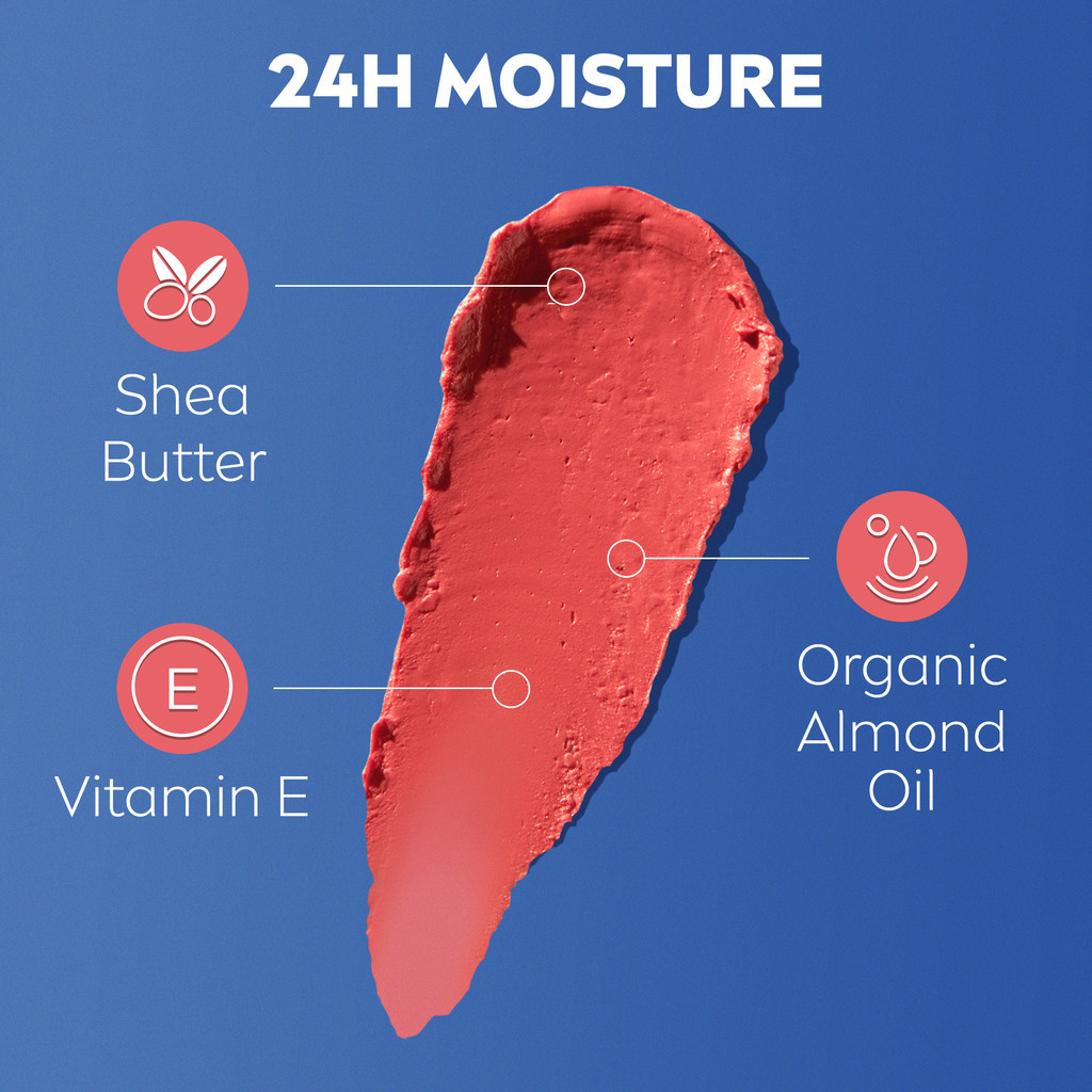NIVEA Lip Balm Caring Color Coral 3 in 1 SPF 30 