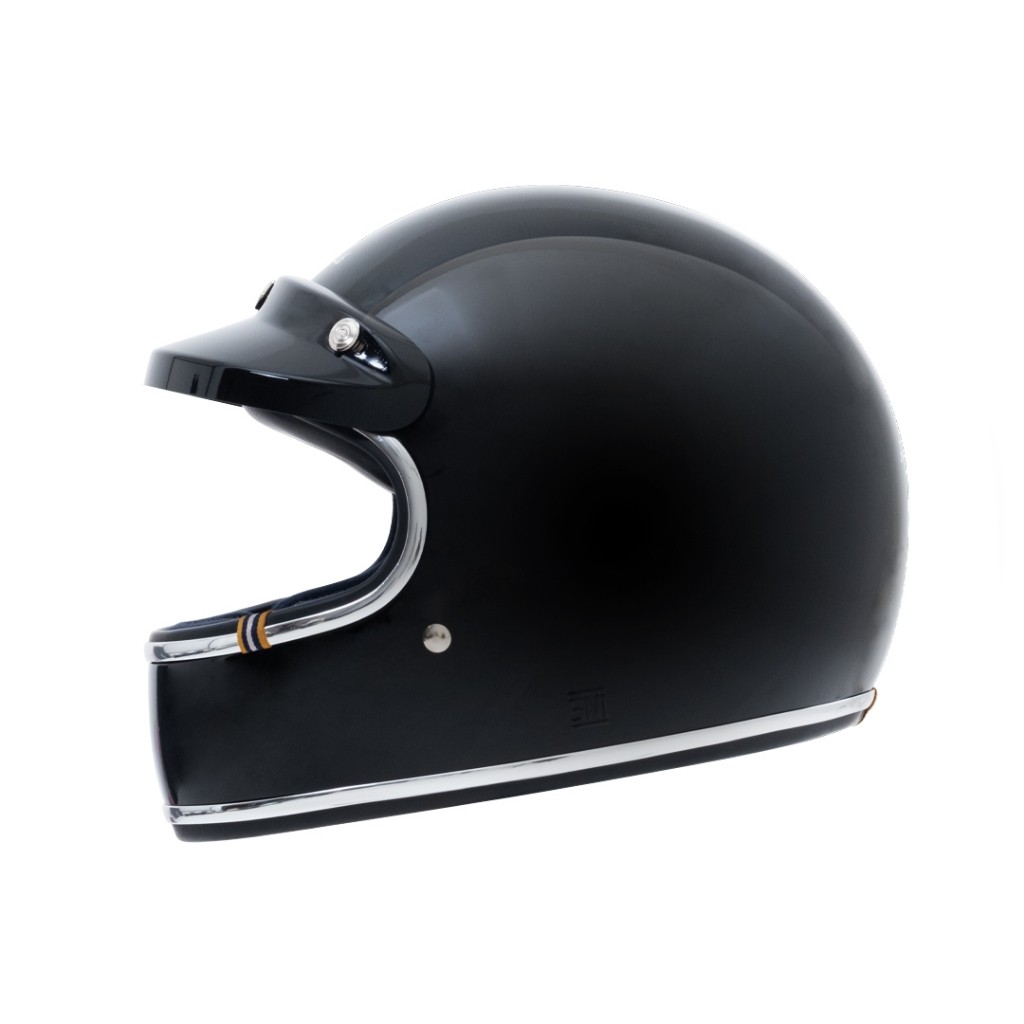 Howard Smith Racer Retro Helm Full Face Noir 2