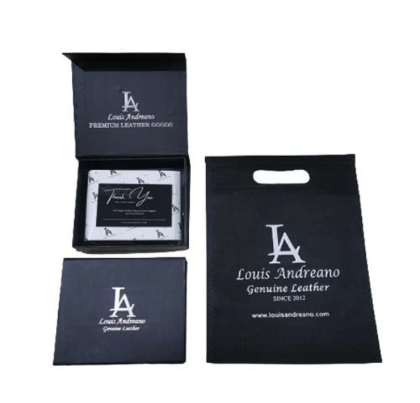  Louis Andreano Dompet Lipat Pria Trifold LA-164i
