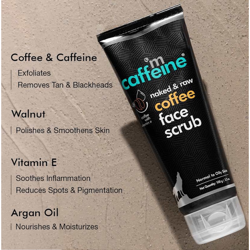 mCaffeine Naked & Raw Coffee Face Scrub 2
