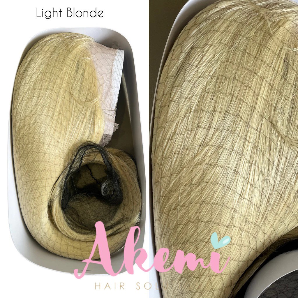  Akemi Half Lace Basic Wig Lurus 60 cm Dark Brown