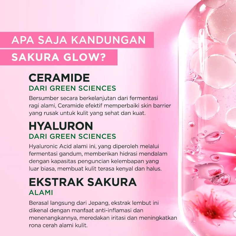 Sakura Glow Ceramide Serum Cream SPF 30 2