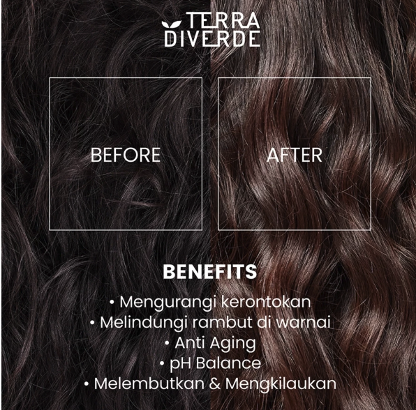 Sinergia Investama Terra Diverde Keratin Shampoo