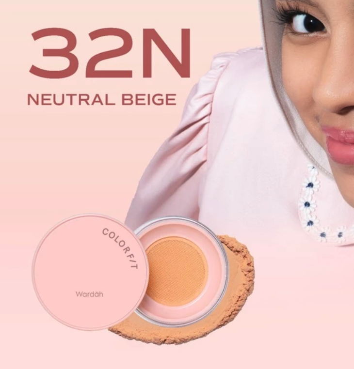 Paragon Technology and Innovation Wardah Colorfit HD Blurify Loose Powder 32N Neut Beige