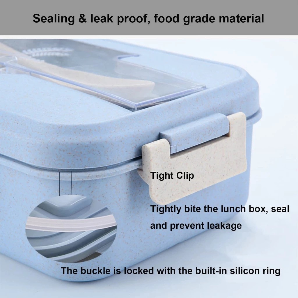 Paus Biru Kotak Bekal Makan  PM106G