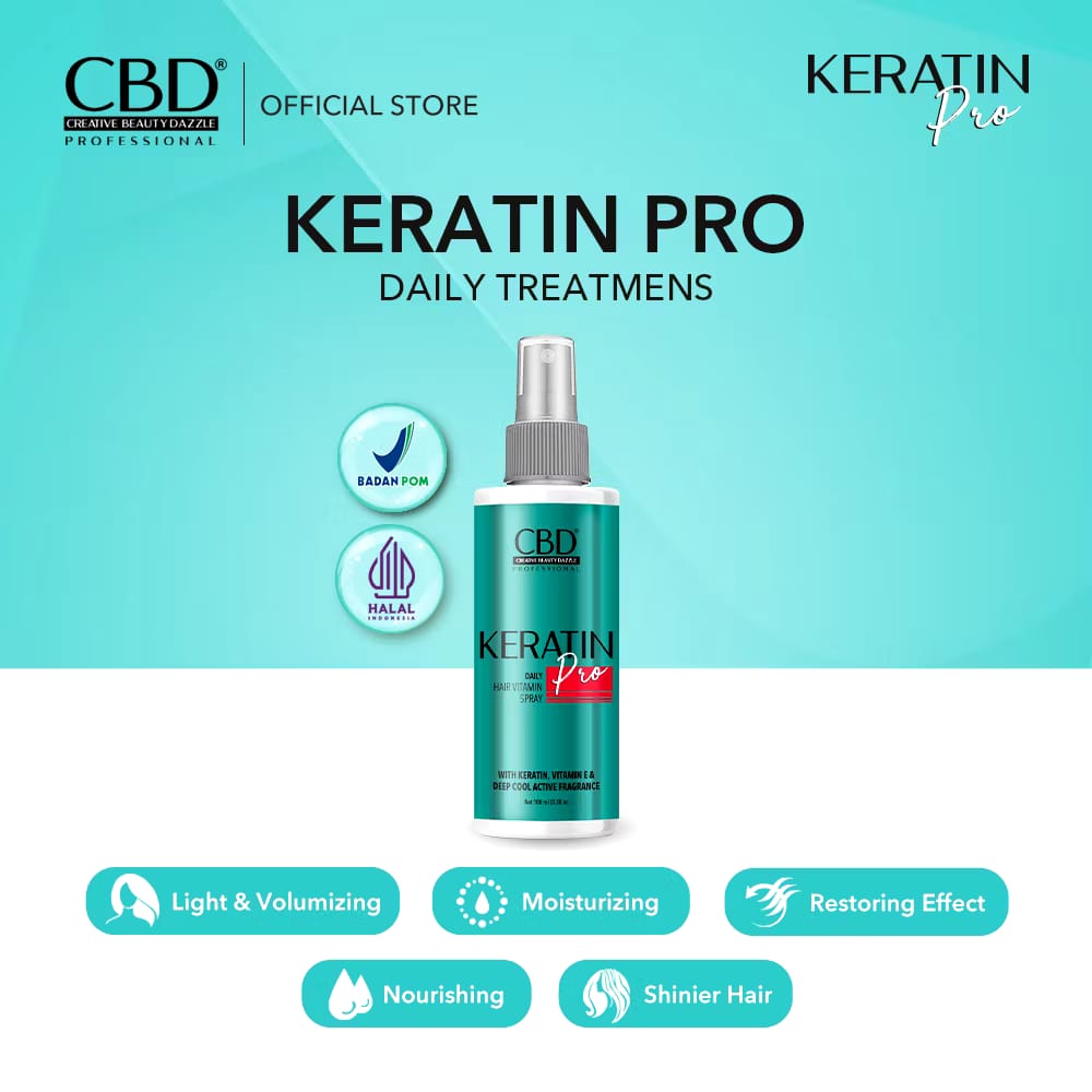 Victoria Care Indonesia CBD Professional  Keratin Pro Daily Hair Vitamin Spray
