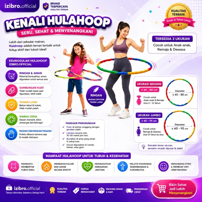 Izibro Hula Hoop Anak 2