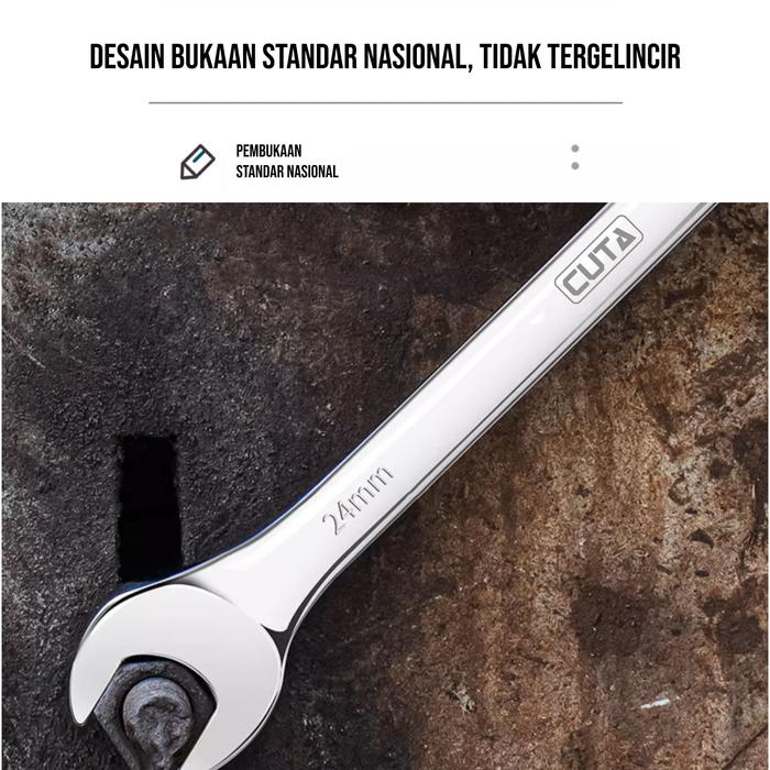  CUTA Kunci Ring Pas Set 12Pcs 6-24mm