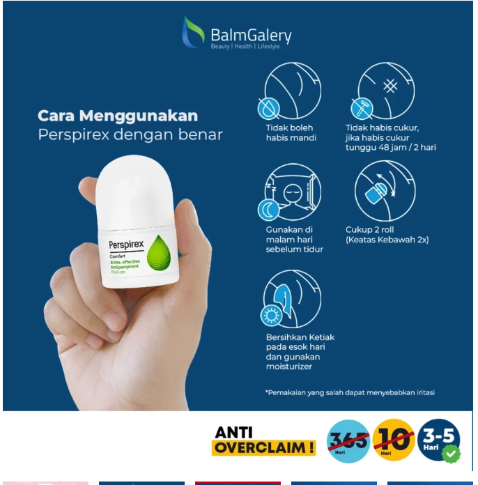 Riemann A/S Perspirex Comfort Extra-Effective Antiperspirant Roll On