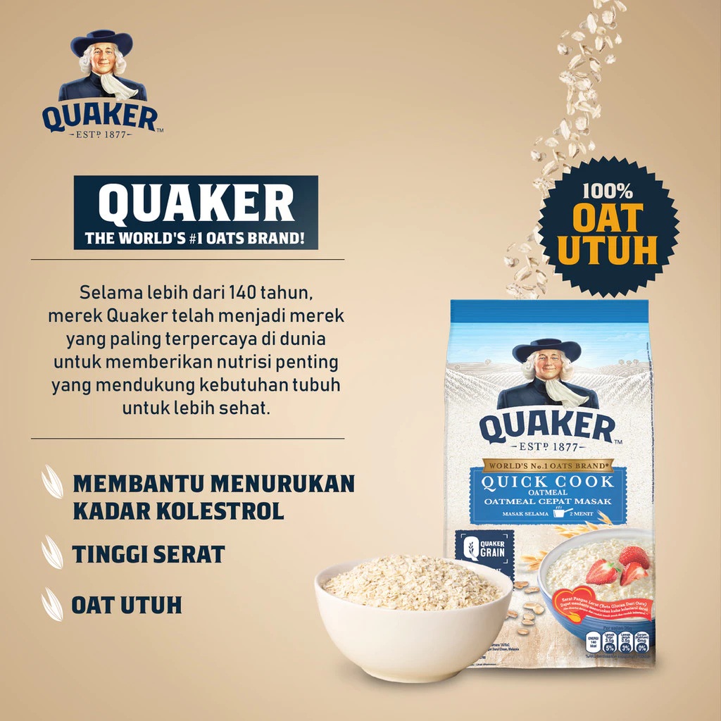 Quaker Quick Cooking Oatmeal 2