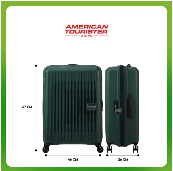 American Tourister Aerostep Medium 24 inch Dark Forest