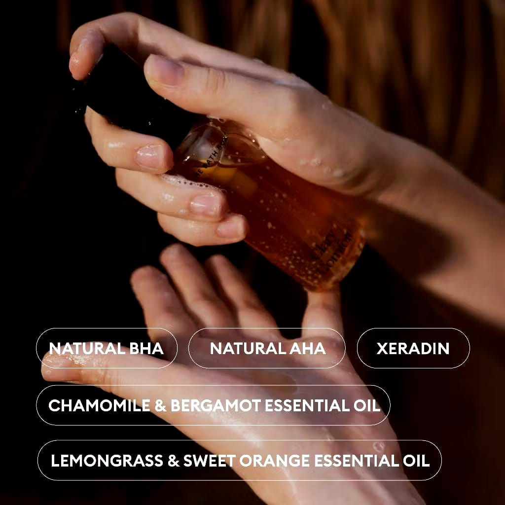 Mitra Kreasi Natural THE BATH BOX® Clary Comfort Gentle Exfoliating Facial Wash