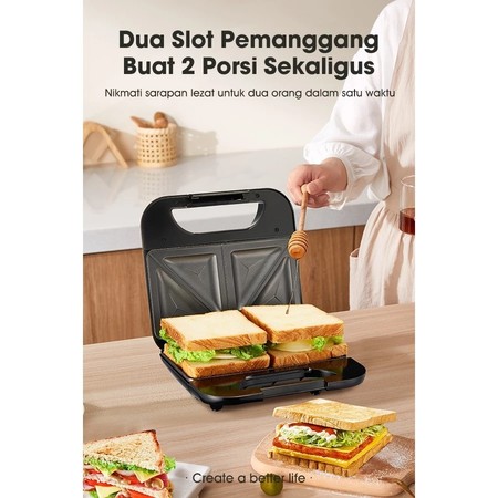 SAMONO Sandwich Maker 2 Set 4