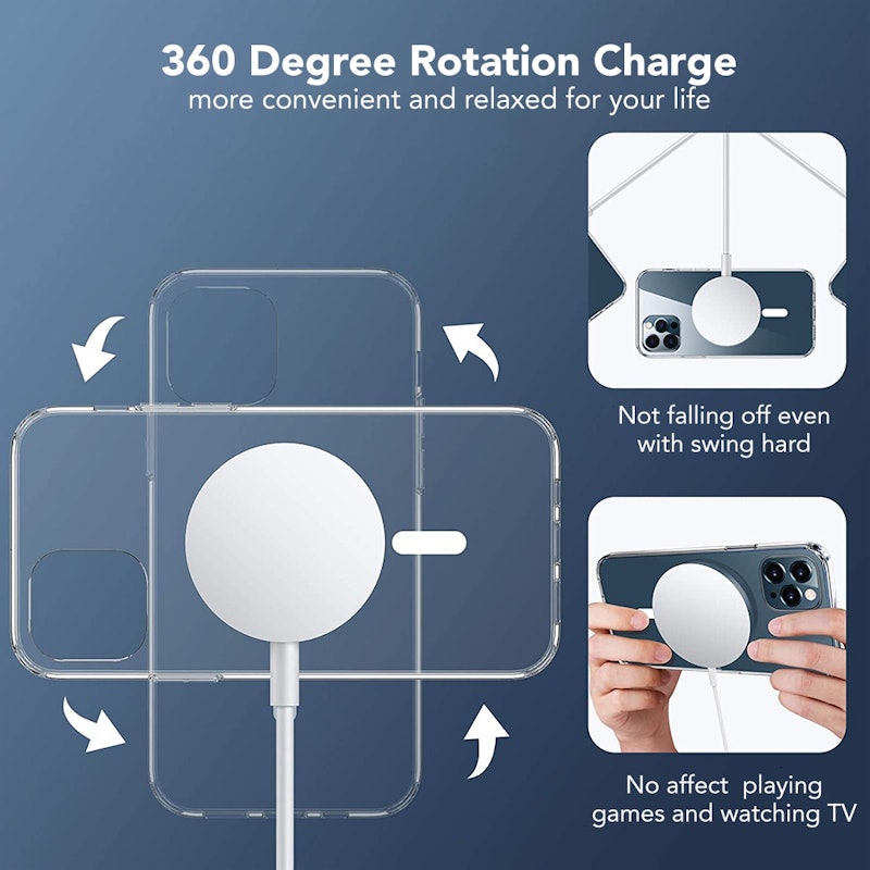 Amino Magnetic Case Clear Hybrid Bumper Casing