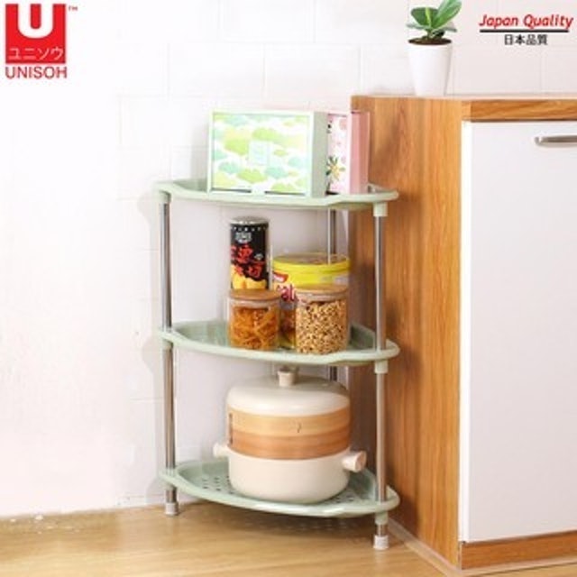 Unisoh Rak Sudut Minimalis 3 Susun Multifungsi UNI 305301