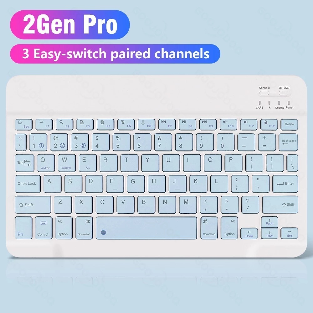 Goojodoq  Goojodoq 2nd Gen Pro 10 Inch 3 in 1 Wireless Bluetooth Keyboard