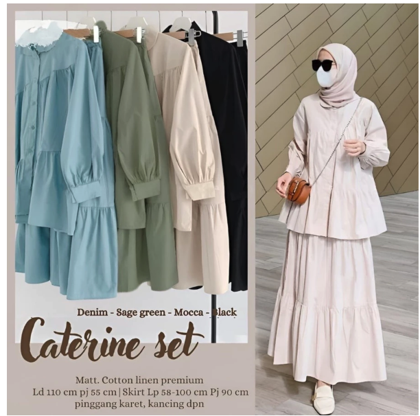  Caterine One Set Tunik 2in1