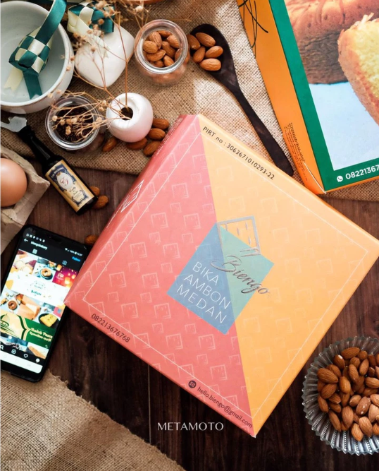  JENJU BAKERY Bika Ambon Medan Original Sedang 