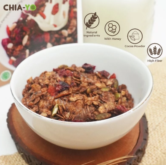Chiayo Sehat Indonesia Chia-Yo Homemade Granola Dark Chocolate