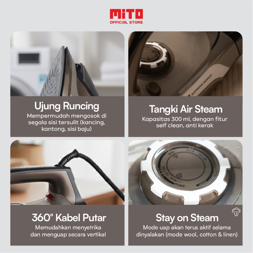 Maju Express Indonesia Mito 4-in-1 Iron IR 200