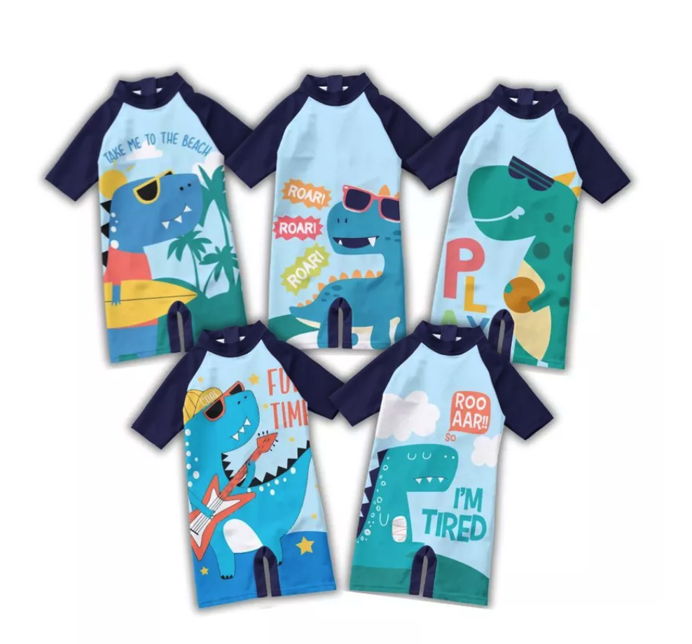 Miyaz Baju Renang Anak Laki-laki Motif Dinosaurus