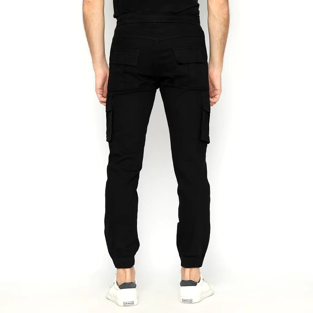 FICHINO Jogger Cargo Long Pants Romeo Black Seattle Series