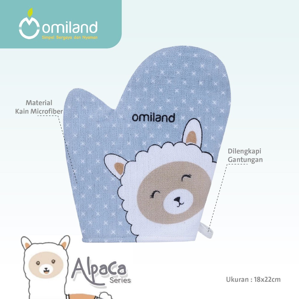 Omiland Alpaca Series Waslap Kotak Isi 3 3
