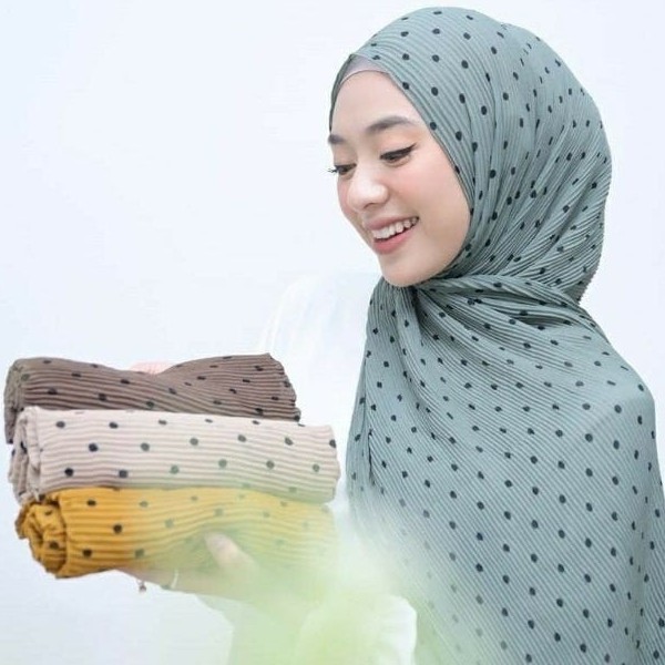 Pashmina Polka Full Plisket Ceruty