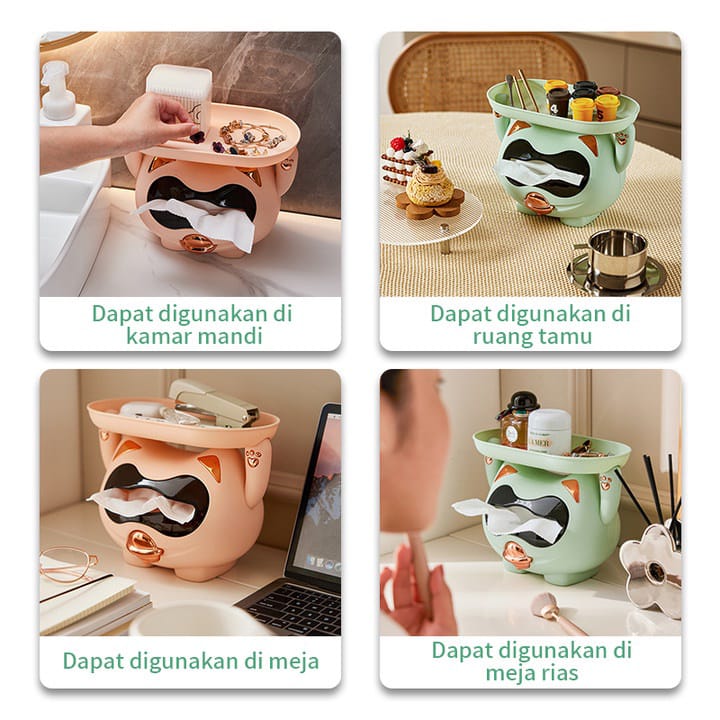 Tempat Tisu Bentuk Kucing 2