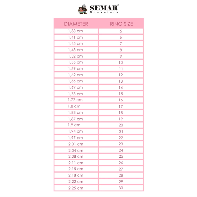 Semar Nusantara Cincin Emas Camelia Leaf