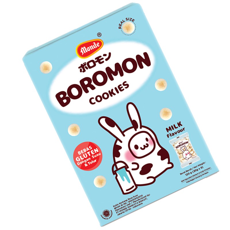 Monde Mahkota Biscuit Monde Boromon Cookies Milk