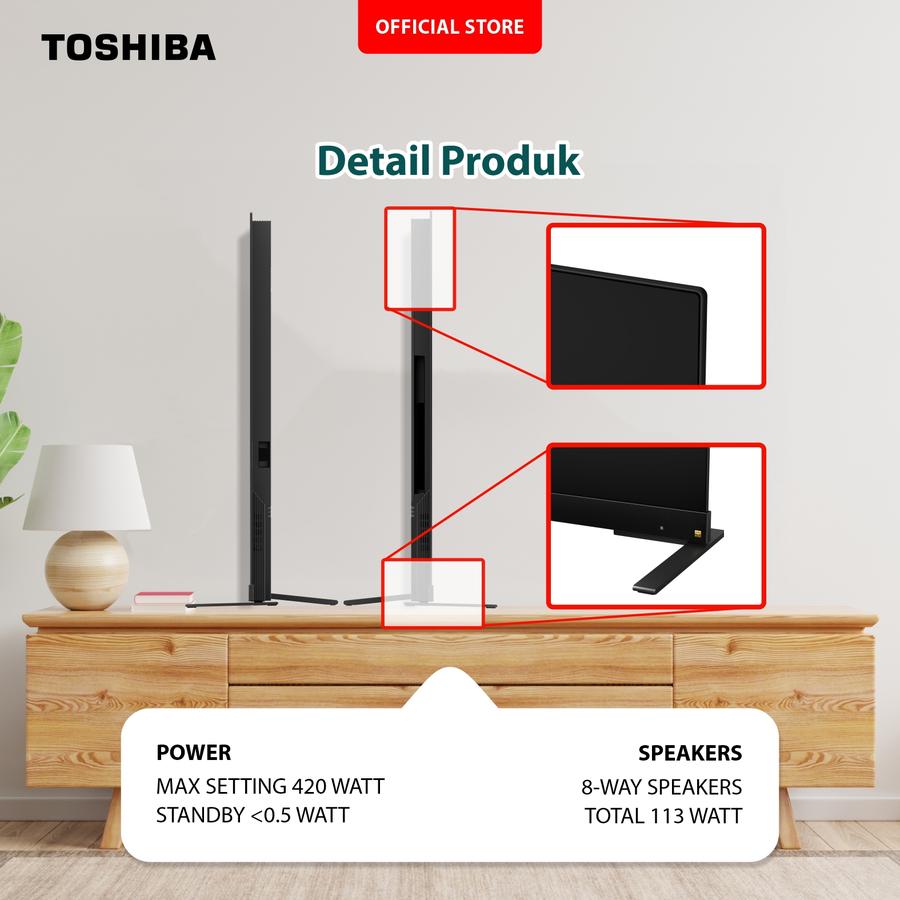 Toshiba Toshiba 65" Flagship OLED 120Hz 4K Smart TV 65X9900LP
