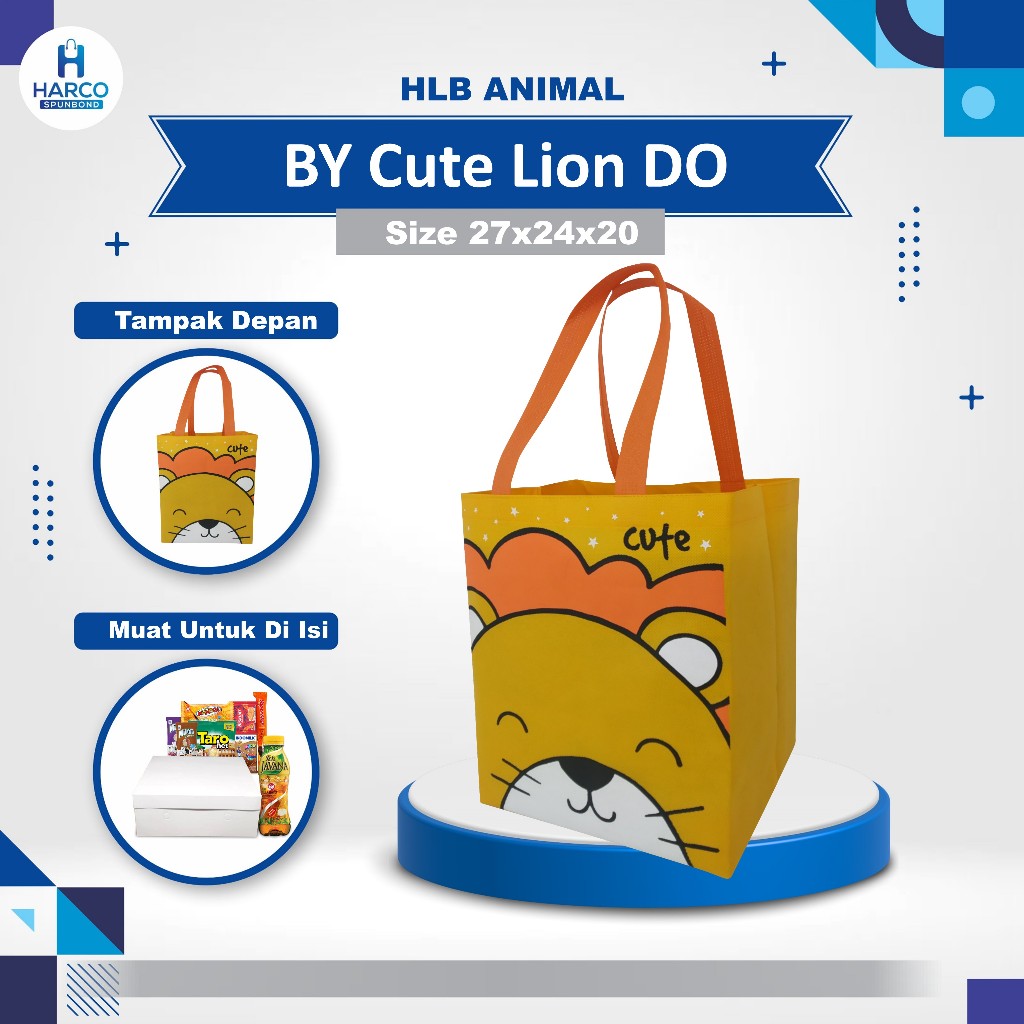 Tas Spunbond Kotak Nasi Animal 3