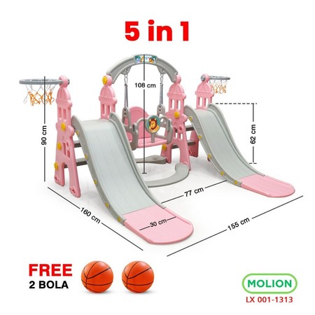 Molion Toys Indonesia MOLION Perosotan Ayunan Anak 5 in 1  001-M1313