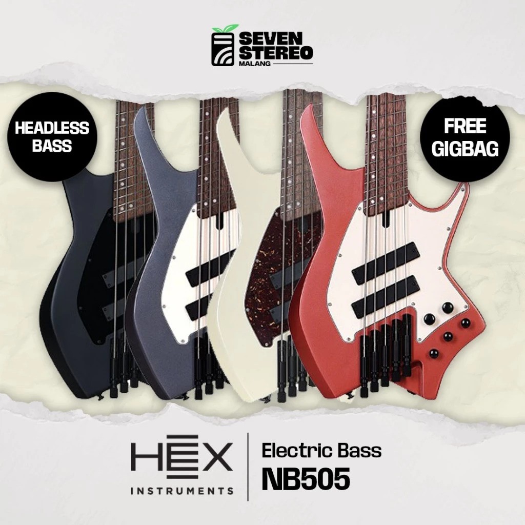 HEX Instruments 5 String Headless Bass NB505