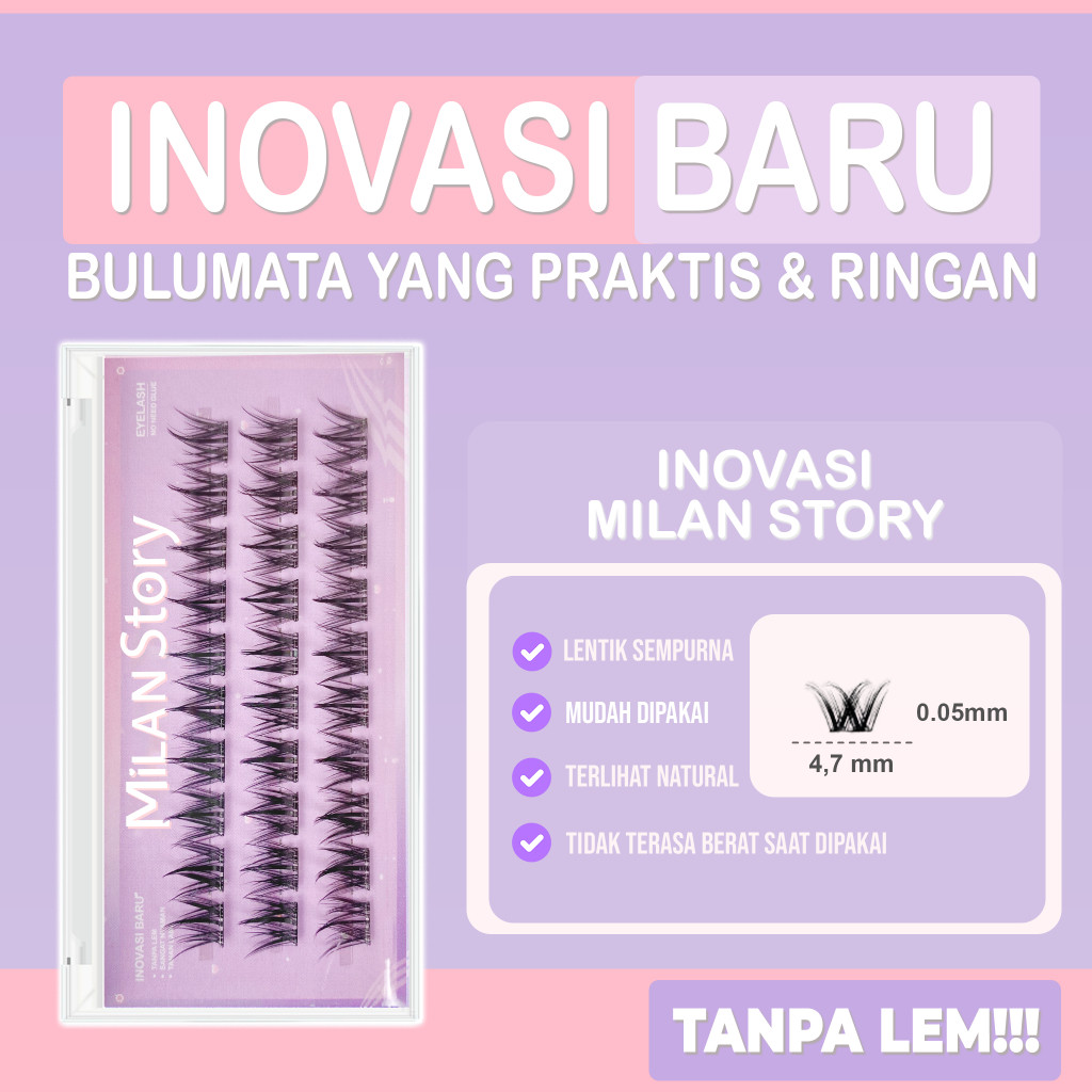 MILAN STORY MILAN STORY Bulu Mata Palsu Individual Lashes N07