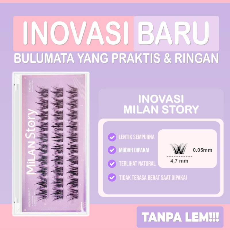 MILAN STORY Bulu Mata Palsu Individual Lashes 4