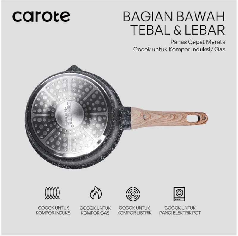 CAROTE Essential Woody Panci Susu 18 cm 3